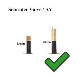 2 Pcs 26 Inch Bike Tubes 26x2.3/2.4 AV48mm Schrader Valve Compatible with 26x2.3/2.35/2.4 Mountain Bike Tires with 2 Bike Tire Levers
