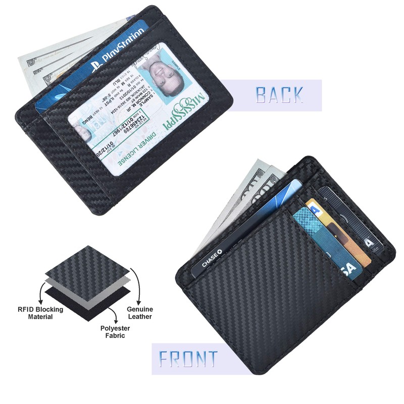 Oak Leathers Leather Wallet for Men & Women - RFID