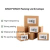 1000 PCS 6"x 9" Clear Self-Adhesive Packing List Envelopes Plastic