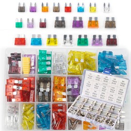 shengbowi Car Fuse Assortment Kit Blade Fuses Automotive Standard Auto Fuses LED Blade Auto Fuse Mini Marine RV Camper Boat Truck (5A 7.5A 10A 15A 20A 25A 30A 35A 40AMP)