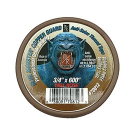 Millrose 70812tape-caulkCopper Guard Anti-Seize PTFE Thread Seal Tape Anti-Seize Thread Sealing Tape is Recommended for Stainless Steel Pipe