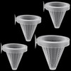 WEAVERBIRD 4PCS Aquarium Nematode Feeder, Live Blood Worm Plastic Cone