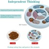 DR CATCH Dog Puzzle,Dogs Food Toys for IQ Training &