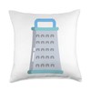 Fun Cheese Lover Cheese Grater Throw Pillow