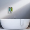 modunful Shower Dispenser 2 Chamber No Drill Shampoo Dispenser for
