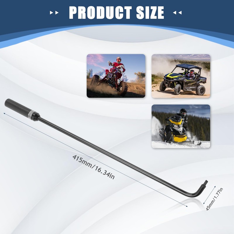 Pilot Screw Adjusting Tool, Carburetor Adjustment Screwdriver Tool, 16.34in 110°