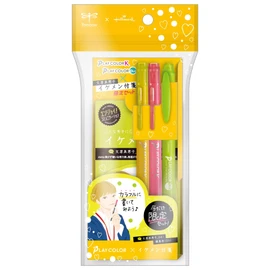 Tombow GCF-311PD Water Based Sign Pen, Play Color, Set of 3 Colors, Includes Handsome Sticky Notes, Editor