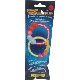 Generic Red Glow Stick Bead Bracelet