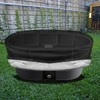 Stock Tank Cover For 150 Gallon Oval Outdoor Storage Tank