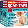 Medical Grade Silicone Scar Tape - 1.6”x60” - Visible Difference