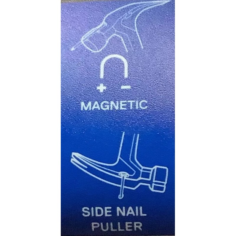 Hammer Kobalt Smooth Face Steel Hammer 16oz + 12” pry