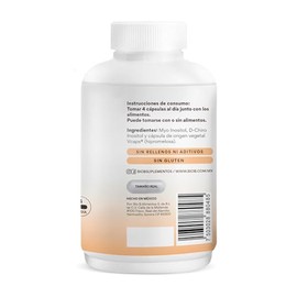 BIO B Myo & D-Chiro Inositol Ratio 40:1 | 2,000mg Myo+50mg D-Chiro |120Cáps