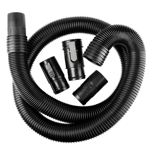 WORKSHOP Wet/Dry Vacs Vacuum Accessories WS25020A Wet/Dry Vacuum Hose, 2-1/2-Inch x 7-Feet Dual-Flex Locking Wet/Dry Vac Hose for Wet/Dry Shop Vacuums
