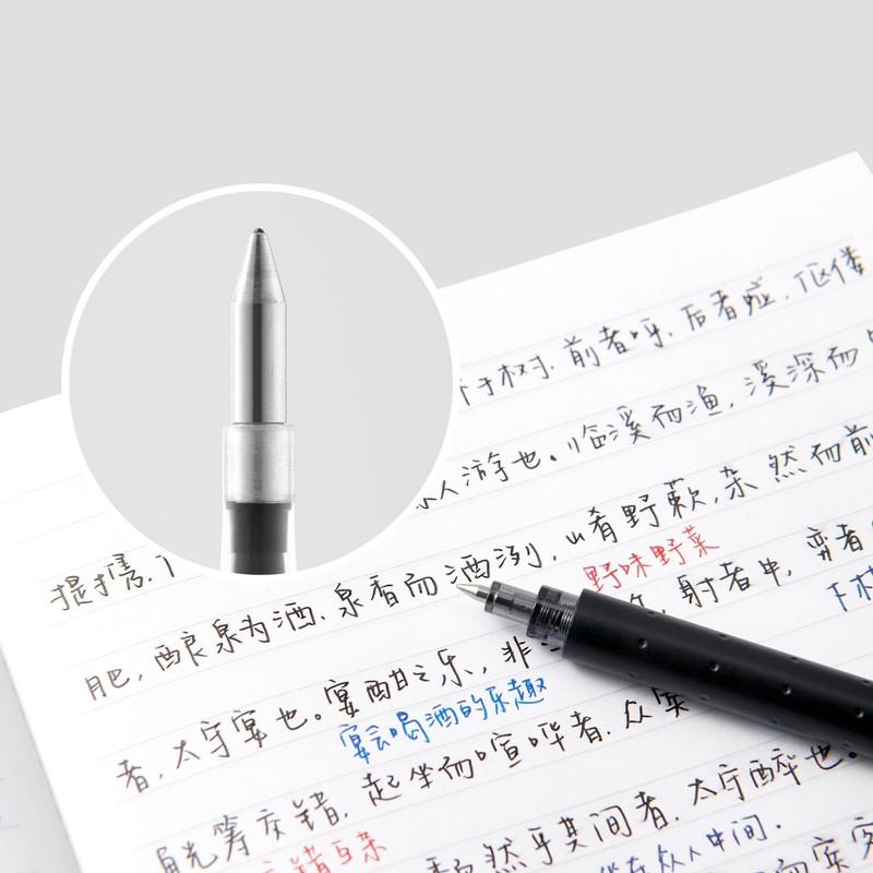 Gel Pens Refill for KACO Pens Asian Standard, Black Ink,