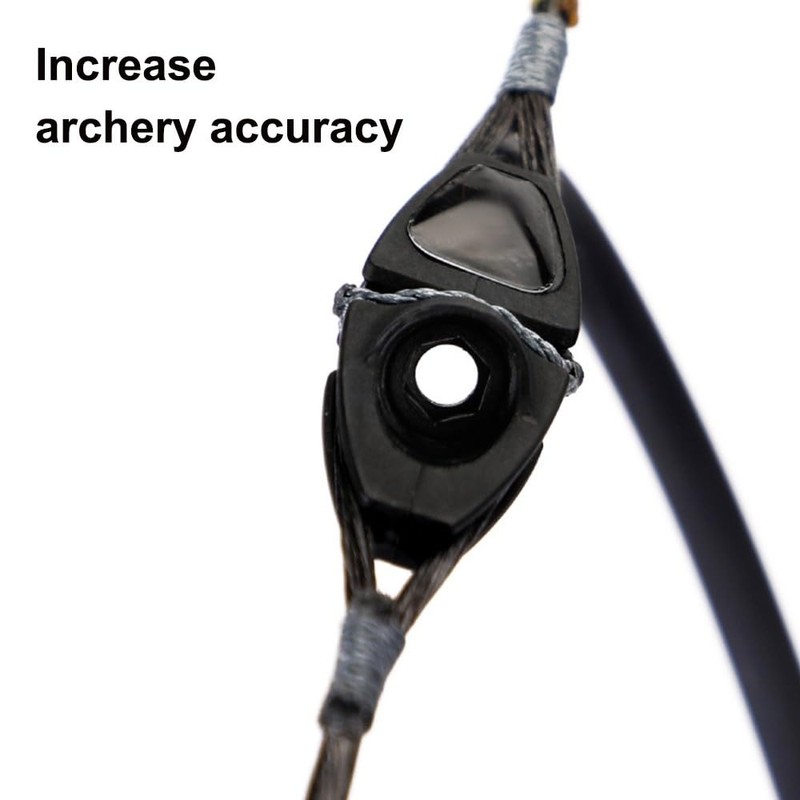 MiOYOOW Bow Peep Sight Kit, Archery Peep Visor Bow Tube