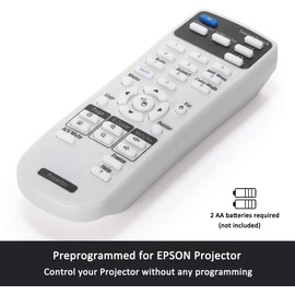 GreenBale Projector Remote Control for Epson EB-535W EB-520 EB-525W EB-530 EB-536Wi EB-570 EB-575W EB-575Wi EB-580 EB-585W EB-585Wi EB-595Wi 575Wi+ PowerLite 535W 535W 20 525W 530 570 575W 580 585W