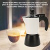 150ml Moka Pot Stovetop Coffee Maker Makes Real Italian Coffee