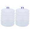2PCS Outdoor Foldable Water Bucket Portable Plastic Water Bag Bottle