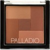 Palladio 2 en 1 Polvo Mosaico Rubor y Bronceador, Suave