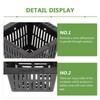 Juego de 10 cestas de plástico para plantas de estanque