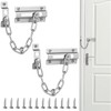 Door Chain,2PCS Door Chain Lock,Heavy Duty Safety Chain Door Lock