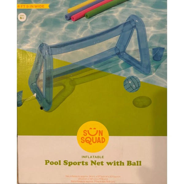 sun squad New! Sun Squad Inflatable Pool Sports Net with