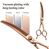 Fenice Peak Professional Dog Grooming Scissors Pet Curved Chunker Shears
