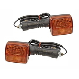 Streetparts24 Indicator Set E-Approved 12 V 21 W | 2 Pieces Suitable for Honda CB 500, NX 650, XL 600, XRV 750