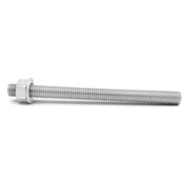NOLDAR | Threaded Rod with Nut and Washer for Chemical Anchoring. Anchor Rods Stainless Steel (A2 / AISI 304). Heavy Duty Anchors. Heavy Duty Anchors (M16 x 200 mm, Pack of 8)