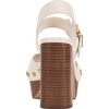 Vince Camuto Women's Pazton Platform Sandal, Coconut Cream, 8