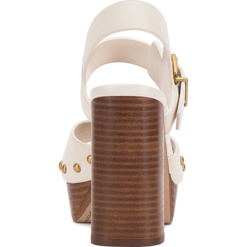 Vince Camuto Women's Pazton Platform Sandal, Coconut Cream, 8