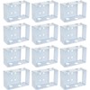 ZOEYES 12 Pcs Blind Brackets 2 Inch Low Profile Mounting