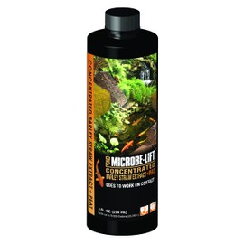 Microbe-Lift BSEP08 Concentrated Barley Straw Extract Plus Liquid Peat Conditioner for Ponds and Outdoor Water Garden, Safe for Live Koi Fish, Plants, and Decorations, 8 Ounces