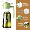 Poshetion 2 in 1 Olive Oil Sprayer - Light-Proof Glass
