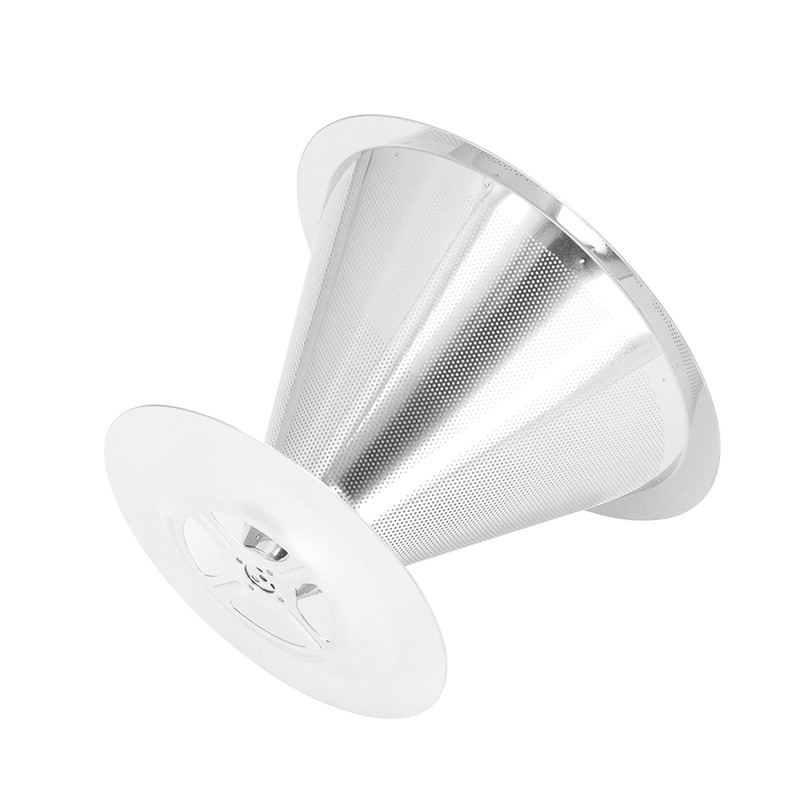 Coffee Dripper Stainless Steel Reusable Pour Over Coffee Dripper for