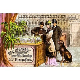 BuyEnLarge Dr. C McLane's Celebrated Liver Pills and Vermifuge (12x18 Paper Poster)