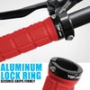 TOPCABIN Bike Grips Double Lock on Locking Bicycle Handlebar Grips