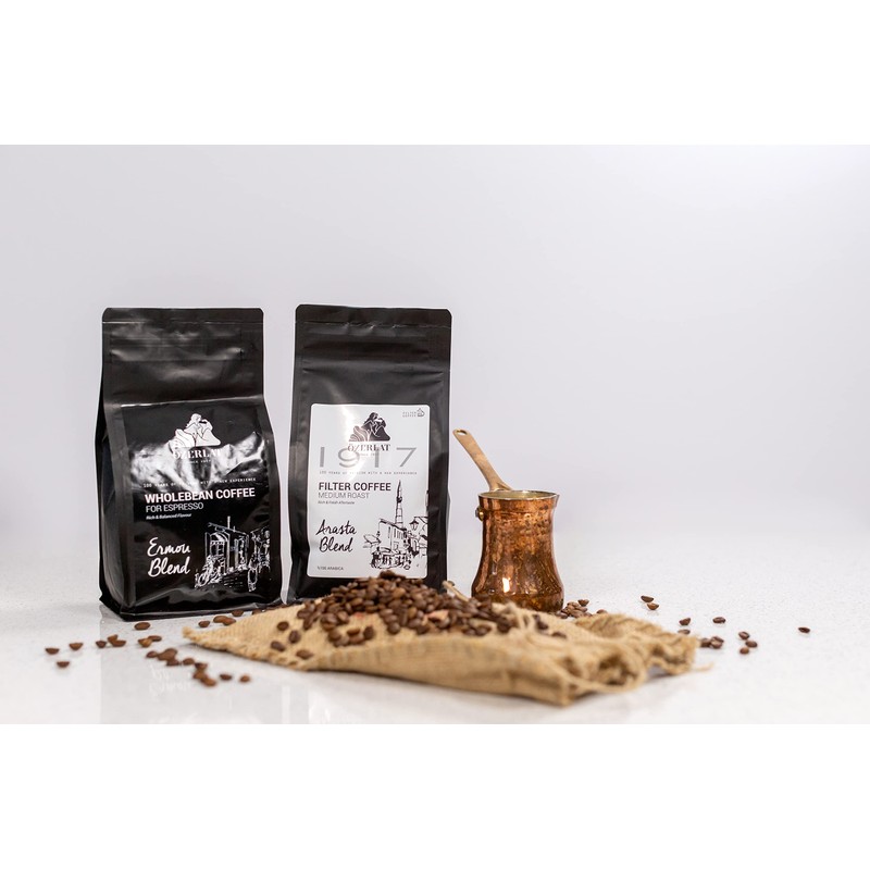 Ozerlat Real Turkish Coffee - Ermou Blend Espresso Wholebean 500gr