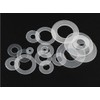 CONPHERON Plastic Washers Transparent Soft Plastic Nylon Flat Washers M8