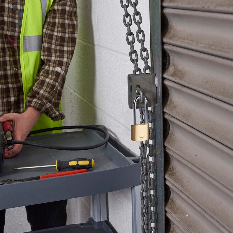 Yale Y110B/30/132/1/B Brass Padlock 30 mm LS Piece 1 Box,