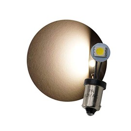 PA LED 10x Non Ghosting LED Arcade Pinball Machine Light Bulb #44 #47 Ba9s 6.3V 1 SMD Fold Side View Lamp Flexible Wire (Warm White)