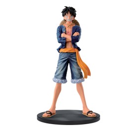 Banpresto One Piece 6.7-Inch Monkey D Luffy Figure A, Jeans Freak Series Volume 1
