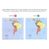 HISTORIX 2006 Latin America Map Poster - 24x30 Inch Central