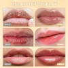 2PCS Transferproof Color Changing Lipstick, Clear Gold Crystal Colors Changing