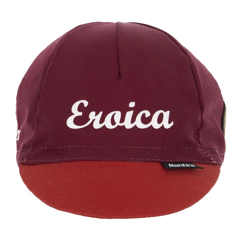 Santini 8050703206010 Bordeaux Cap Eroica Cycling Cap
