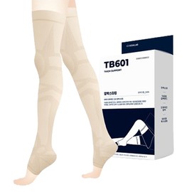 디스크랩 의료용 허벅지 다리 압박 밴드 스타킹 양쪽 세트 TB601 1세트 Diskrap Medical Thigh Compression Band Stocking Set TB601 (1 Set)