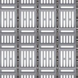 Beistle Party Supplies Space Station Backdrop, 4' x 30', Gray/Black/White