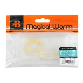 SALTWATERBOY'S TILAVA MAGICAL WARM CURLY M SHIRAS WHITE GOLD LUREX Lure