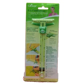 Clover Sewing 5 -in-1 Sliding Gauge CL9506
