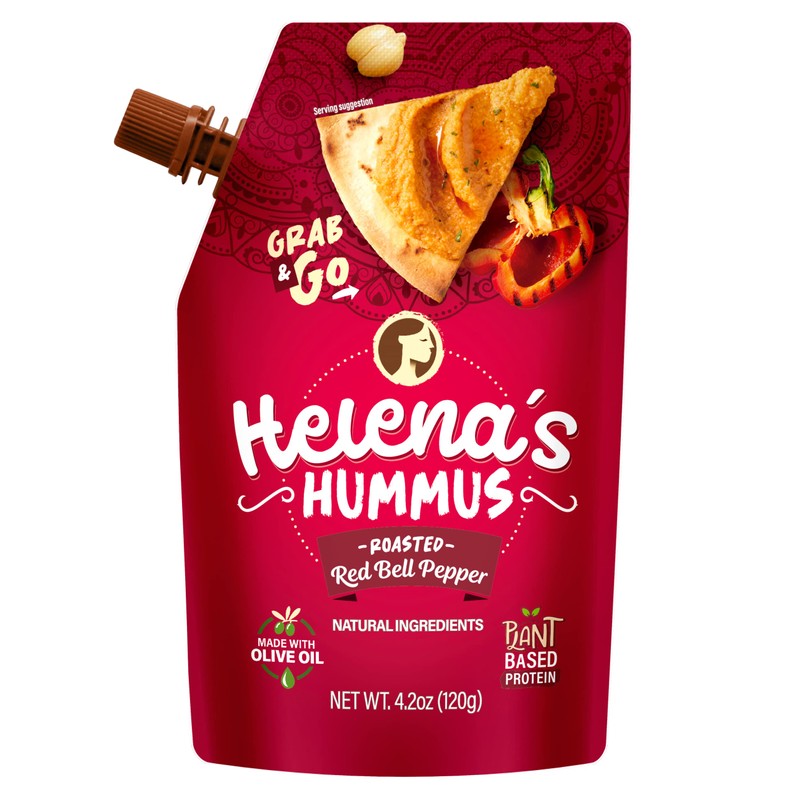 Helena Hummus (12-pack), Shelf-Stable, No Added Preservatives, 8 Natural Classic